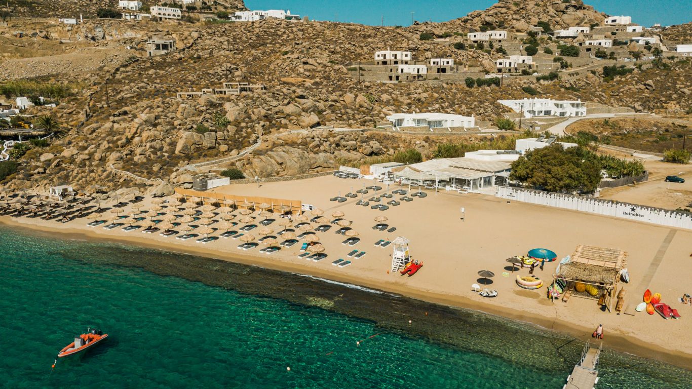myconos paradise beach myconos paradise beach